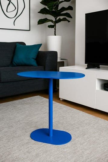Moderne Blauwe - Bijzettafel - Staal, Nieuw