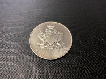 Malta. 4 Lira 1974 (Zonder minimumprijs)