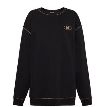 M Missoni • zwarte oversized sweater • 34 (IT40), Kleding | Dames, Verzenden, Zwart, Nieuw, Maat 34 (XS) of kleiner