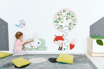 Muurspel, Wandspel Krokodil of Vogel of Regenboog Vanaf 25,-, Kinderen en Baby's, Ophalen of Verzenden, Nieuw, Wanddecoratie