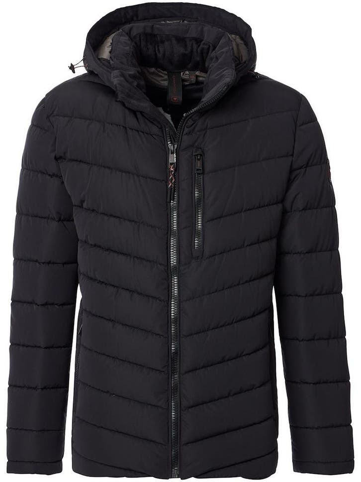 Casa Moda Winterjas Met Capuchon En Sorona Vulling, Kleding | Heren, Jassen | Winter, Zwart, Nieuw, Verzenden
