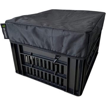 DS Covers Fietskrat Hoes  Zwart Medium 45 X 35 cm, Verzenden, Nieuw
