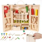 Houten Gereedschapskist 30 delig (Houten speelgoed), Kinderen en Baby's, Ophalen of Verzenden, Nieuw, Overige typen
