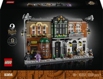 LEGO® Icons Boekensteun: Sherlock Holmes, Bouwset - 10351, Verzenden, Nieuw