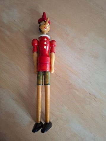 Unknown, Gatti Faenza - Figuur - Pinocchio houten pop - Hout