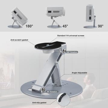 Universele 3-in-1 Projector Stand: Desktop, Muur & Plafond M, Audio, Tv en Foto, Verzenden, Nieuw
