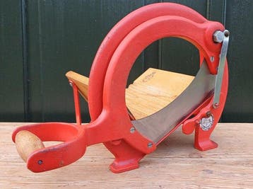 Raadvad - Broodsnijmachine - 294 - IJzer, Hout, Staal -, Antiek en Kunst