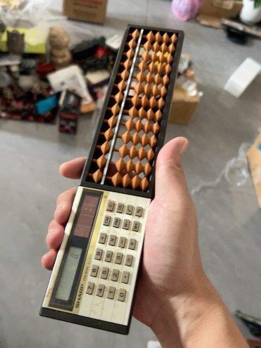Sharp - Rekenmachine - 1970-1980 - EL-429 Abacus, Spelcomputers en Games, Spelcomputers | Overige Accessoires