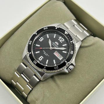 Orient - Mako - Automatic Diver - 200m - Black Dial - Zonder, Sieraden, Tassen en Uiterlijk, Nieuw