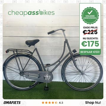 Goedkope Omafietsen Rijklaar Thuisbezorgd!, Verzenden, Gebruikt