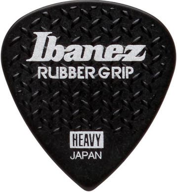 Ibanez PPA16HRGBK Rubber Grip Teardrop plectrum Heavy 1.0mmm, Ophalen of Verzenden, Nieuw, Elektrische gitaar