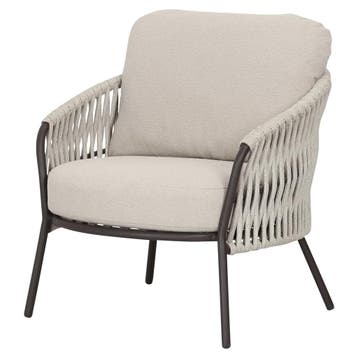 Sarenza lounge balkonset 4 delig zand rope terre frame, Tuin en Terras, Tuinsets en Loungesets, Ophalen of Verzenden, Nieuw