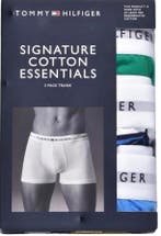 Tommy Hilfiger Trunks 3 Pack Cotton Stretch Maat S,XL, Verzenden, Overige kleuren, Tommy Hilfiger, Boxer