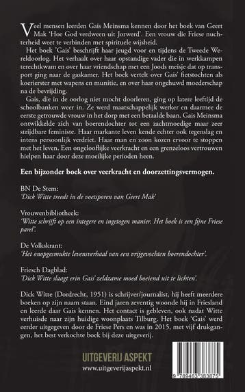 Gais 9789463383875 Dick Witte, Verzenden, Zo goed als nieuw, Dick Witte