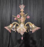 Kroonluchter - Snoep - Muranoglas - 6 lampen