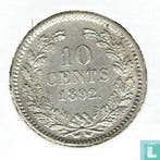 Nederland 10 cents 1892, Verzenden, 10 cent, Losse munt, Goud