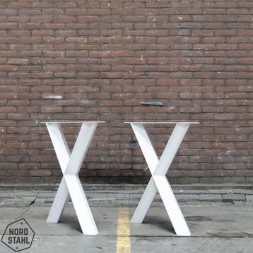 Stalen onderstel tafel - Diamond X leg - Nordstahl, Verzenden, Nieuw