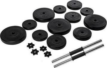 VirtuFit Verstelbare Dumbbellset - Halterset - Vinyl - Zwart, Ophalen, Nieuw