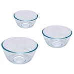 Pyrex Iconics Beslagkommen (0,5L/1L/2L) Set/3, Verzenden, Nieuw