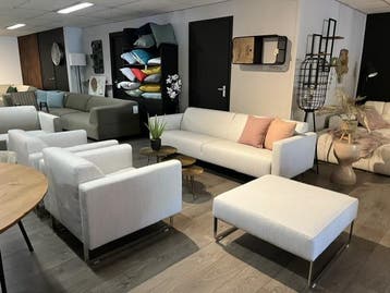 Artifort Mare ploegstof Rye 00, Zo goed als nieuw, Rechte bank, Vierpersoons of meer, Artifort Leolux Design on Stock Rolf Benz