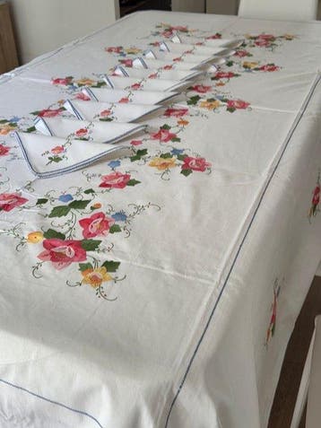 Tafelkleed (13) - 264 cm - 167 cm - Tafelkleed en 12