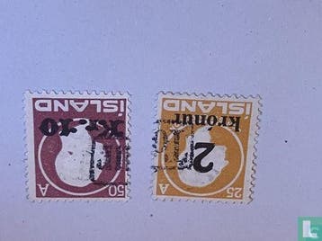IJsland - Opdruk  - 1926, Verzenden, Gestempeld