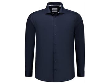 Boston Brothers BBO34F110 - Wide Spread Overhemd - Slim Fit, Kleding | Heren, Verzenden, Nieuw