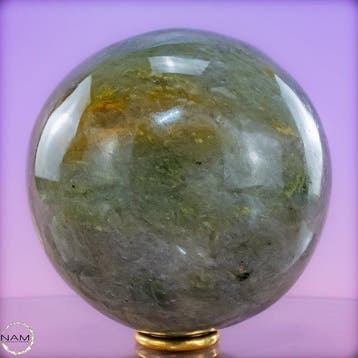 Natuurlijke tuin-kwartsbol – Een venster naar de natuur,