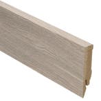 Rechte folieplint 70x14 teak grijs geborsteld, Overige materialen, Verzenden, 50 tot 150 cm, Overige typen