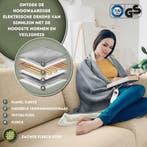 Elektrische deken - Warmtedeken - 1 persoons - 180x130 cm -, Huis en Inrichting, Woonaccessoires | Plaids en Woondekens, Verzenden
