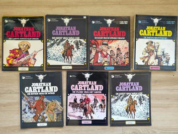Jonathan Cartland strips van Michel Blanc-Dumont stripboeken, Boeken, Stripboeken, Complete serie of reeks, Verzenden, Gelezen