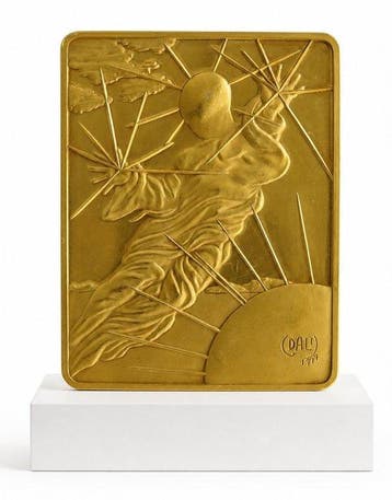 Salvador Dali (1904-1989) - Reliëf, God in the Creation of, Antiek en Kunst