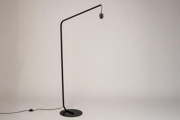 Rietveld Vloerlampen - Zwart - Metaal, Verzenden, Nieuw