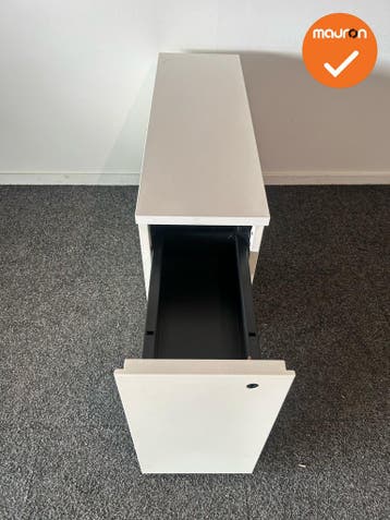 Ladeblok Basic - 78x26x55cm - Wit - 2 laden, Werkplek, Ophalen of Verzenden, Gebruikt, Kast