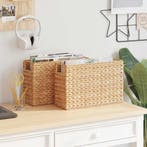 vidaXL Tijdschrift Manden 2 pcs Naturel 39 x 14 x 25 cm, Verzenden, Nieuw