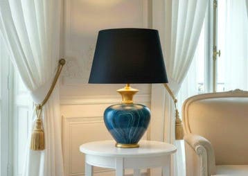 Le Dauphin - Lamp - Model Jaffna - Keramiek, Messing,