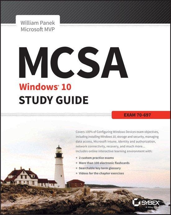 9781119252306 MCSA Microsoft Windows 10 Study Guide, Boeken, Schoolboeken, Zo goed als nieuw, Verzenden