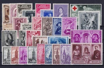 België 1939 - Volledige jaargang met Rubens en Orval - OBP /, Gestempeld
