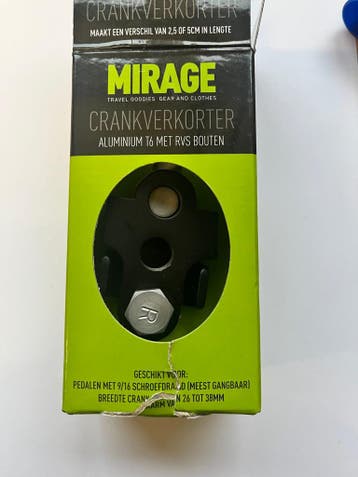 Crank verkorter, Verzenden, Nieuw, Budgetfietsonderdelen.nl