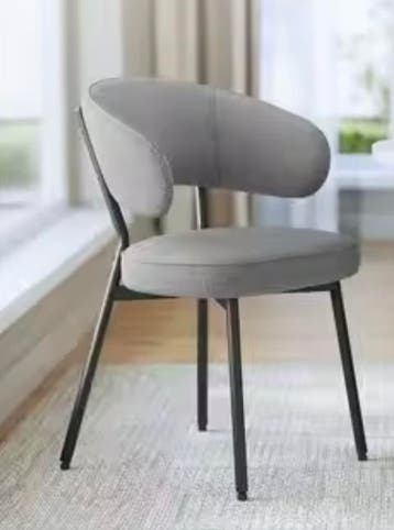 Comfortabele Gestoffeerde Eetkamerstoel met Verstelbare Poot, Huis en Inrichting, Stoelen, Verzenden, Nieuw
