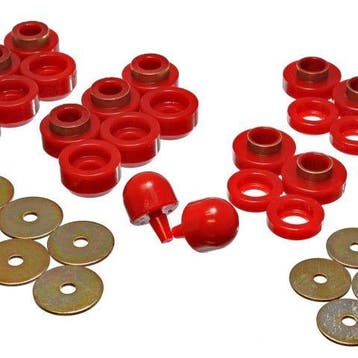 Energy Suspension 97-06 Jeep Wrangler YJ & TJ Red Body(cab), Auto-onderdelen, Ophanging en Onderstel, Ophalen of Verzenden, Nieuw