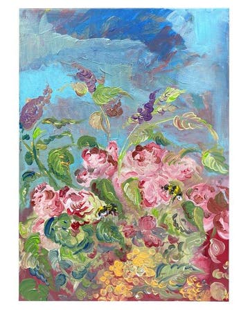 Marylène Madou (1993) - Garden Study with Bumblebees