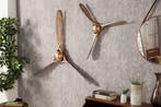 Authentieke wanddecoratie SCREW III 97cm gevlamd koperen, Huis en Inrichting, Woonaccessoires | Overige, Ophalen of Verzenden