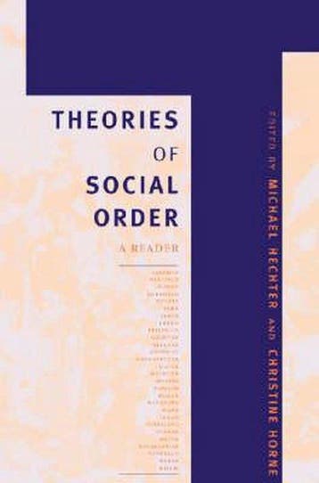 Theories of Social Order 9780804746113, Verzenden, Gelezen