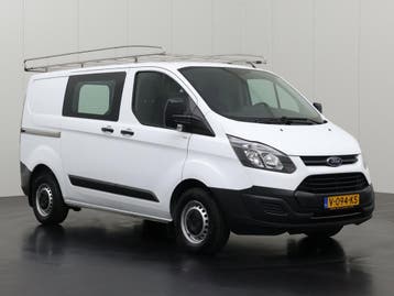 Ford Transit Custom 2.0TDCI L1H1 Imperiaal | Trekhaak, Gebruikt, Euro 6, Wit, Dealer onderhouden
