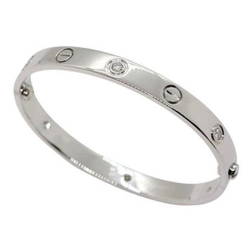 Cartier - Armband - Love - 18 karaat Witgoud - 6 diamanten, Sieraden, Tassen en Uiterlijk, Armbanden, Nieuw