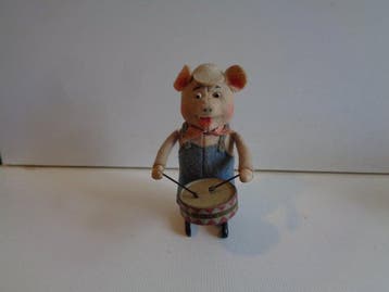 Schuco - Blikken speelgoed - schuco tanzfigur trommelndes