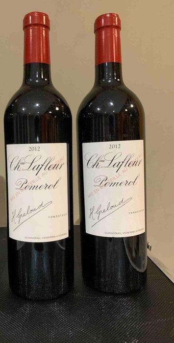2012 Chateau Lafleur - Pomerol - 2 Flessen (0.75 liter), Nieuw