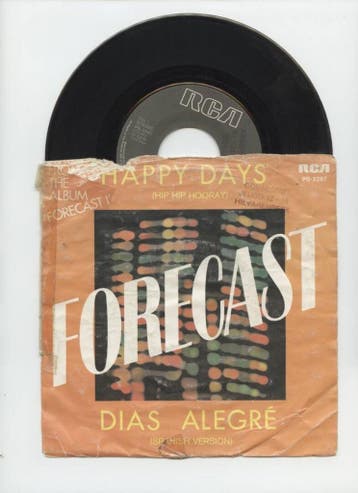 Forecast – Happy Days / Dias Alegré (Spanish Version) (1-7-, Cd's en Dvd's, Vinyl Singles, Ophalen of Verzenden, Nieuw in verpakking