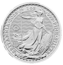 Britannia 1 oz 2025 (Tilawa privy mark), Verzenden, Overige landen, Losse munt, Zilver